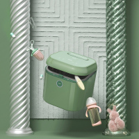 babycare紫外线消毒柜奶瓶消毒器带烘干 多功能婴儿奶瓶不锈钢消毒锅柜 轻奢款爵士绿 8800S