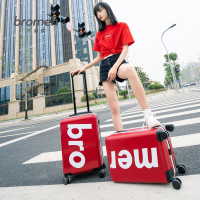 不莱玫热卖bro时尚潮酷密码旅行箱登机箱行李箱拉杆箱女