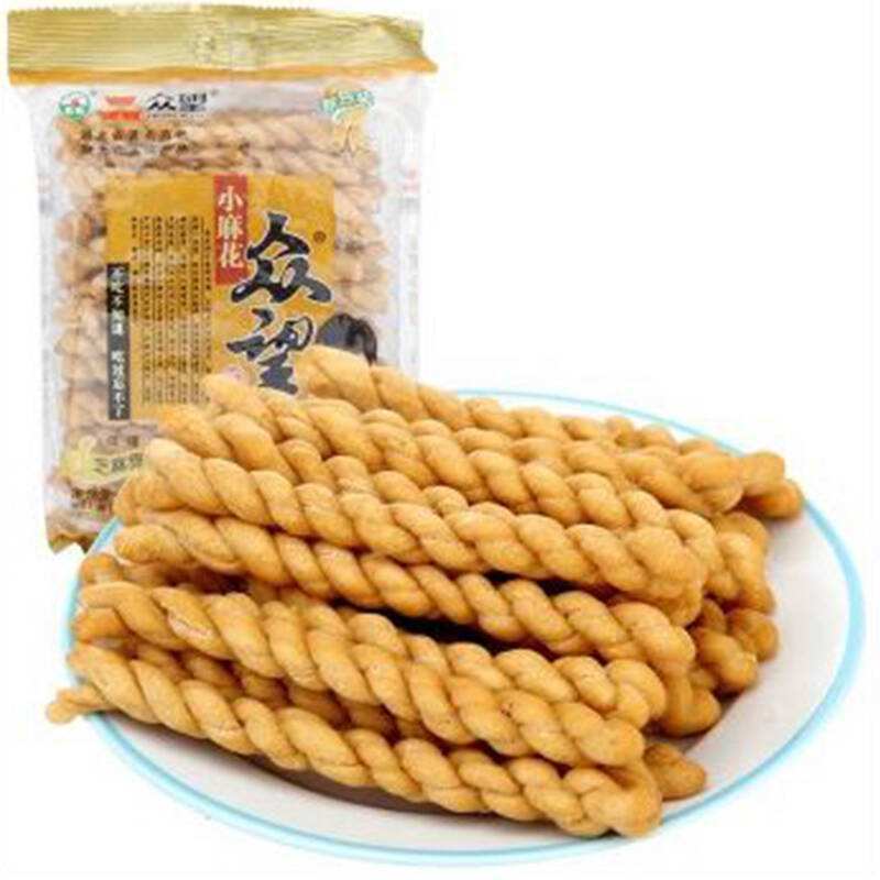 众望鸡汁咸味小麻花130g