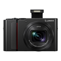 松下(Panasonic)ZS220 1英寸大底数码相机/卡片机 4K 黑 3英寸显示屏 2010万有效像素