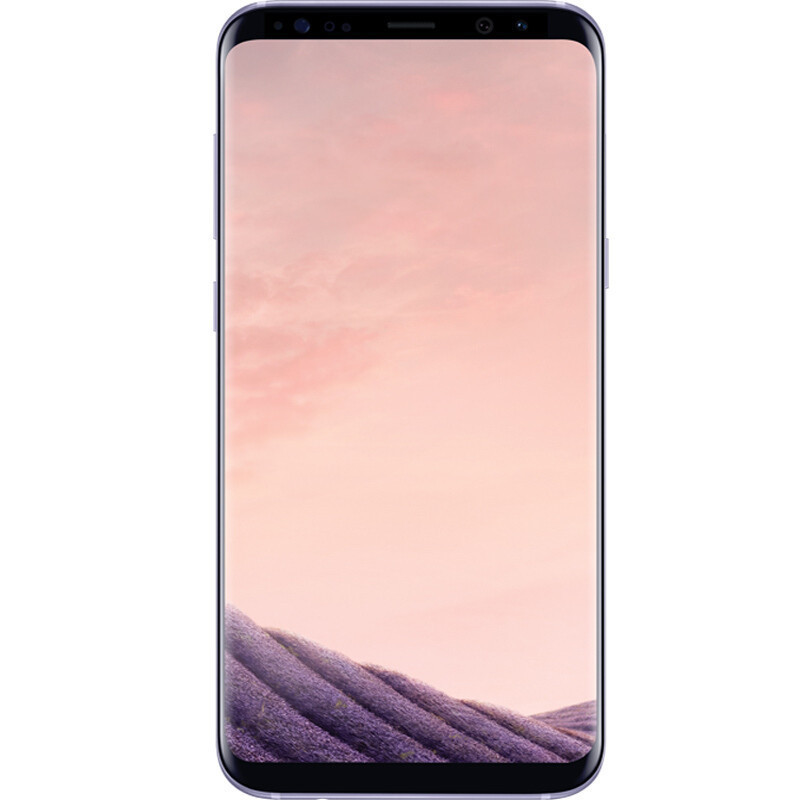 三星(SAMSUNG)Galaxy S8 双曲屏面部识别虹膜 防水智能移动联通电信4G手机 4GB+64GB 幻紫灰港版