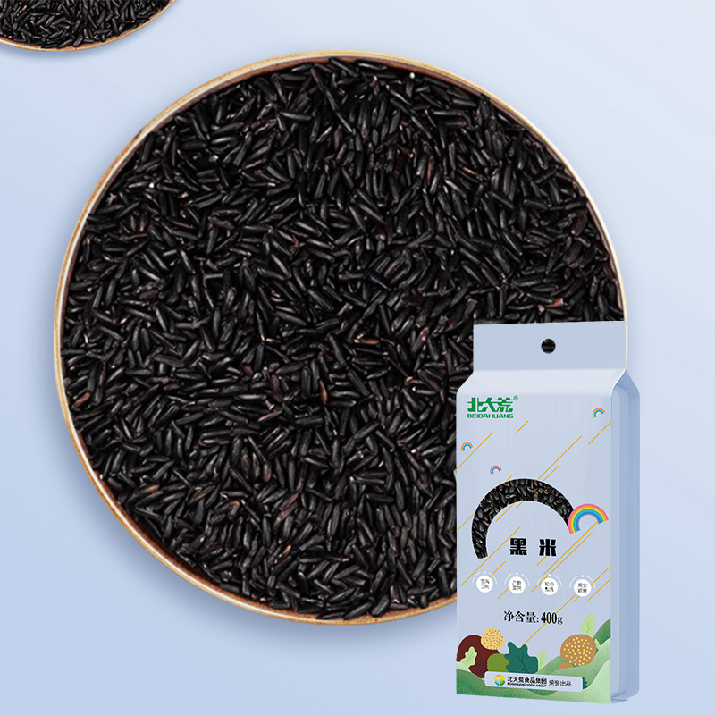 北大荒黑米400g原色原香真空锁鲜新鲜纯正自然清香xbH9705高清大图