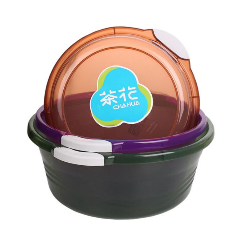 茶花 把手防滑盆 03431K 11.7L 38cm 38*15.5cm