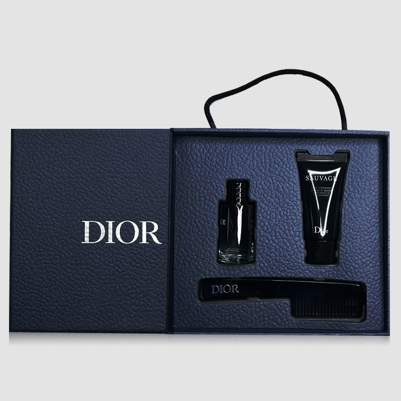 迪奥(Dior)旷野男士淡香水10ml+男士润肤乳20ml+梳子礼盒套装