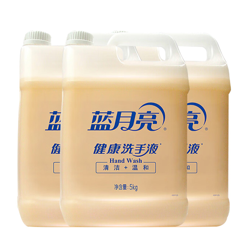 蓝月亮洗手液5kg*3桶泡沫丰富温和洁净80000571(包装随机)