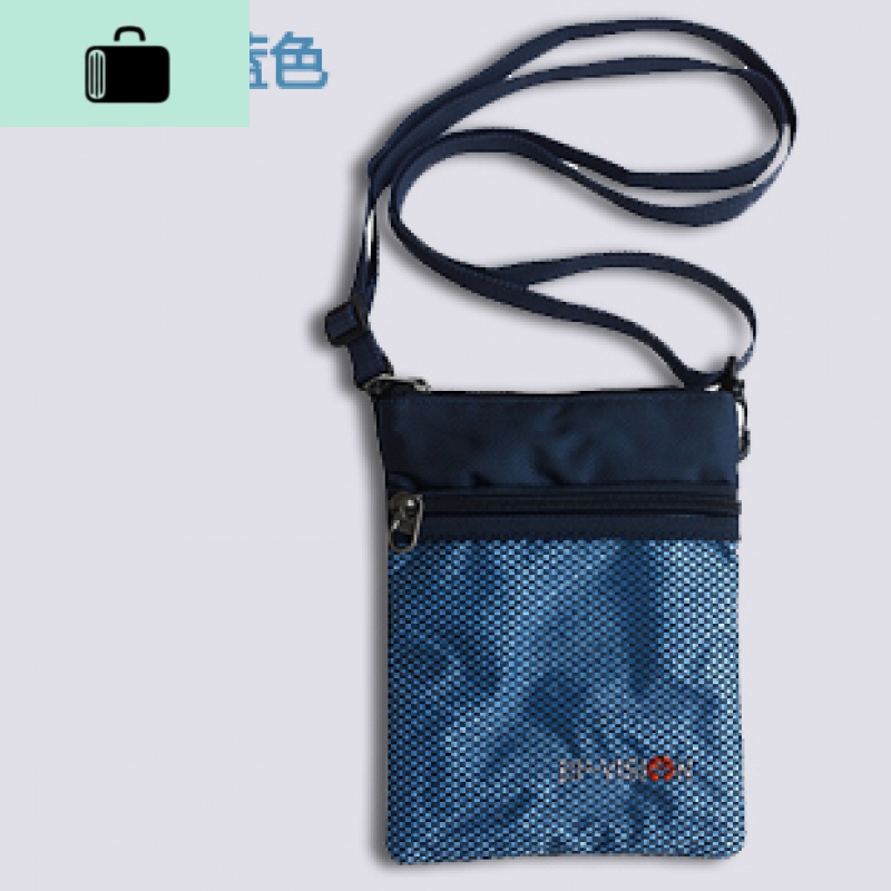 秋季散步手机包便携竖款斜挎苹果7S男女户外旅游休闲运动手机小包NEW LAKE女斜挎包 小号天蓝色S