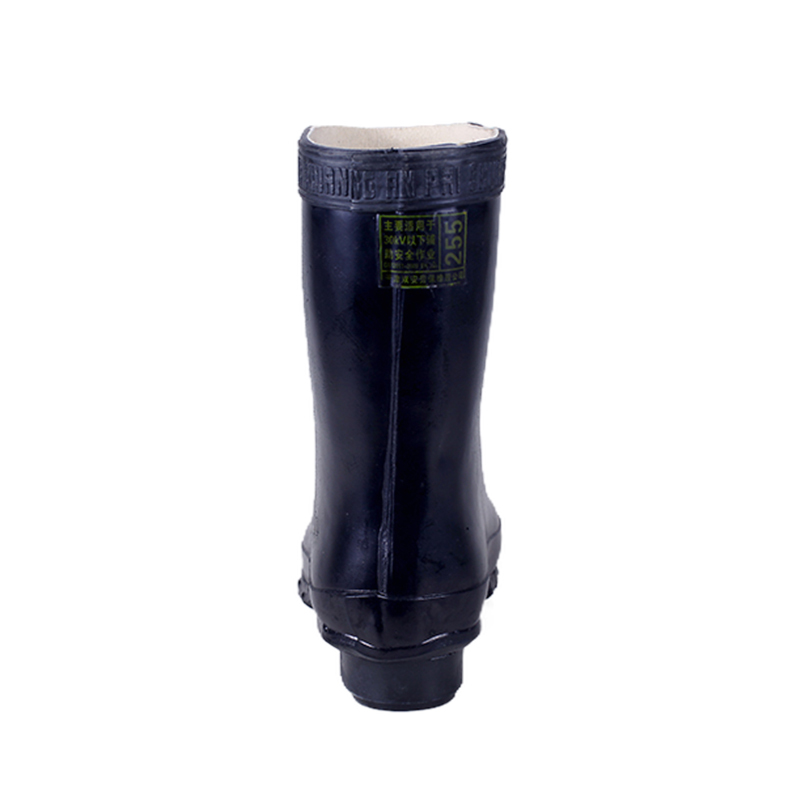 双安 高压30KV绝缘靴 电工靴 耐磨防滑橡胶雨靴 39码