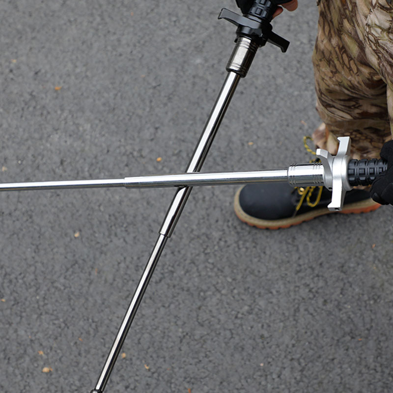 雷尼斯实心挡刀甩棍车载合法防身武器伸缩三节棍子26英寸视频