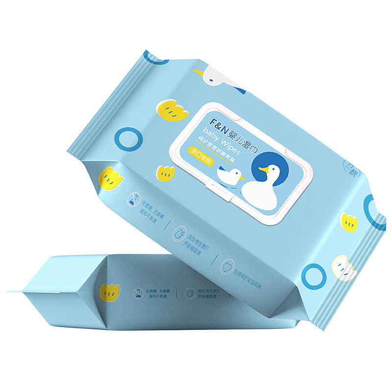 80抽特价婴儿湿巾纸新生手口专用屁宝宝幼儿童家庭实惠量贩大包装3