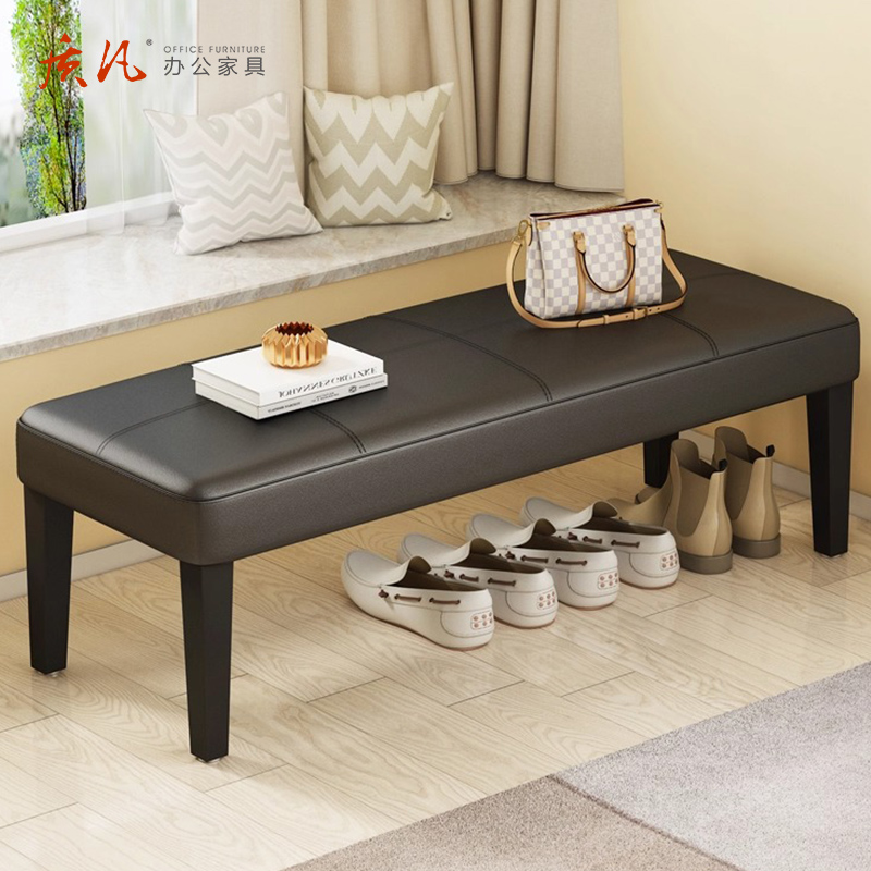 质凡现代简约轻奢入户换鞋凳长条凳 1200*400*400高清大图