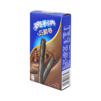亿滋奥利奥(OREO) 饼干 零食 巧脆卷巧克力口味55g(新旧包装随机发货)
