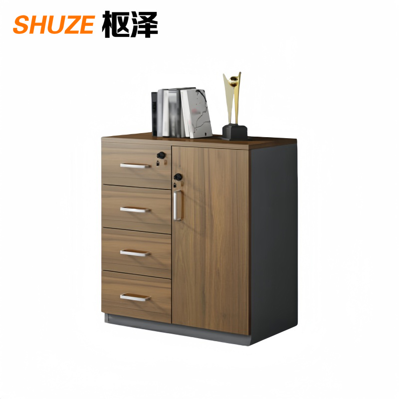 枢泽 木质文件柜 800*400*800mm 台高清大图