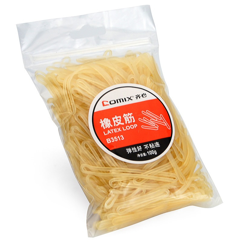 齐心 COMIX B3513 橡皮筋 100G