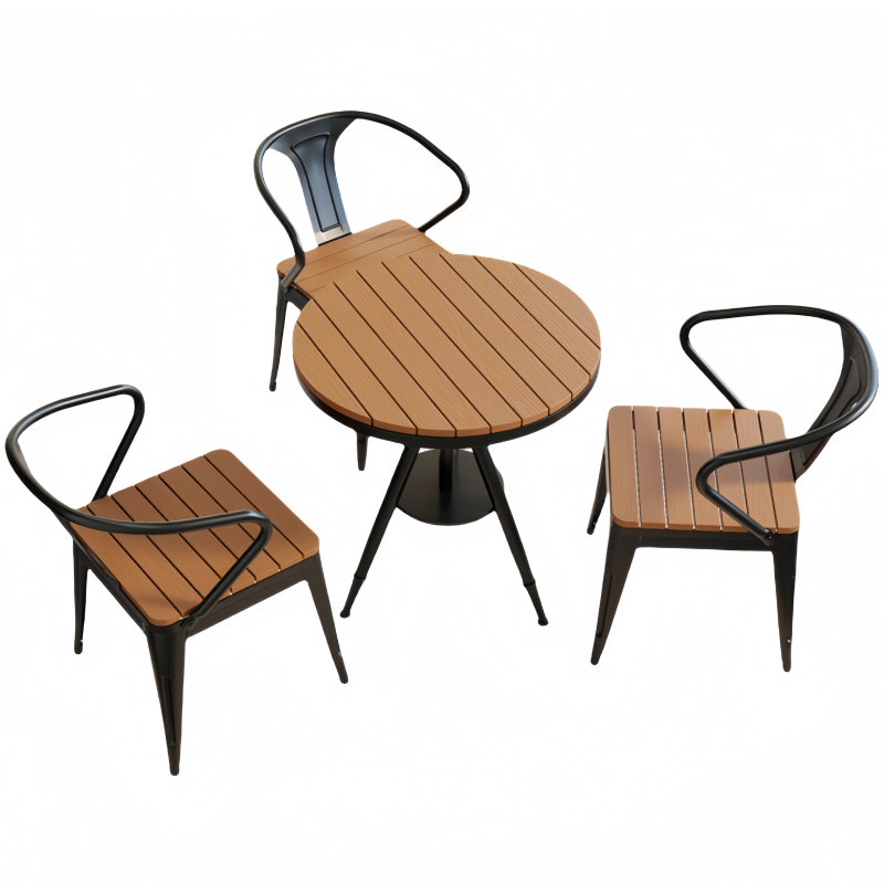 依韵珂户外桌椅一桌三椅套高清大图