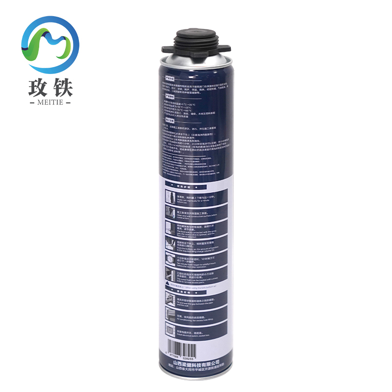 玫铁阻燃发泡胶750ml瓶高清大图