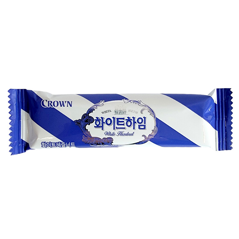 韩国CROWN克丽安奶油榛子威化饼干盒装284g(18条)婚庆休闲零食品