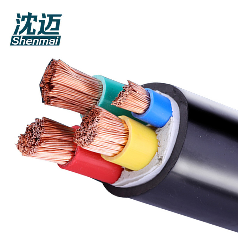 沈迈 铜芯软电线 ZC-VVR-0.6/1kV-3*10+1*6平方 1米高清大图