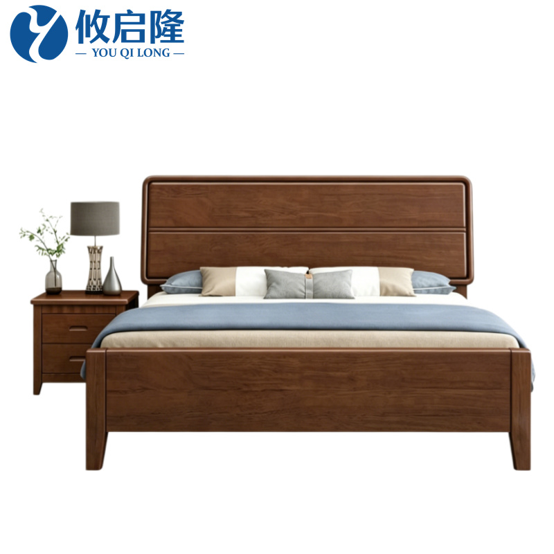攸启隆 床+床垫+床头柜1.5米套