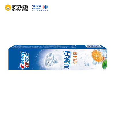 佳洁士酷白沁醒冰橙牙膏180克