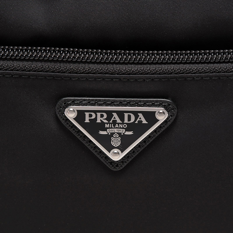 普拉达prada男士renylon再生尼龙配皮旅行收纳包洗漱包手提包2na8192