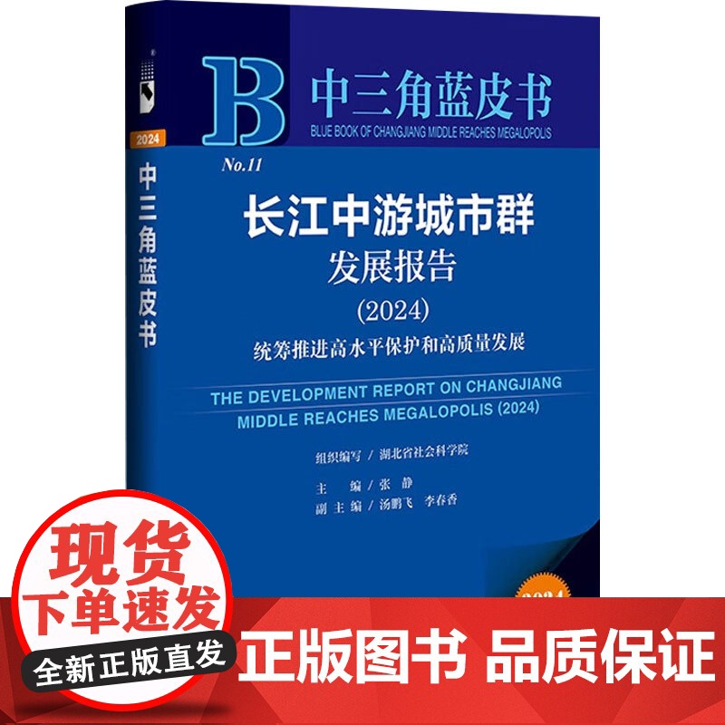 长江中游城市群发展报告 统筹推进高水平保护和高质量发展 张静等 编著 经济高清大图