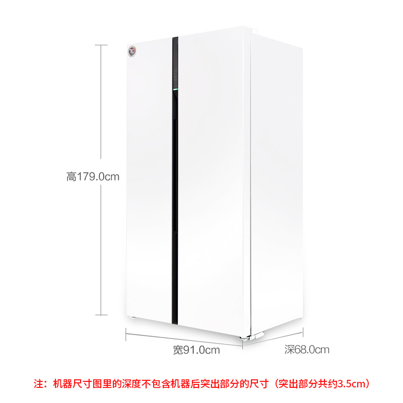 倍科/Beko 581升整机原装进口蓝光养鲜 30天恒蕴养鲜 四星级冷冻 变频压缩机对开门冰箱 EUG91640IW高清大图