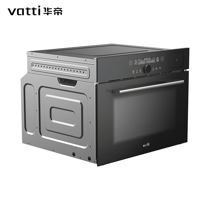 华帝(VATTI) JYQ50-W2301 嵌入式蒸烤一体机 变频微波微蒸烤三合一 全维烘烤 3档湿度 上下分控