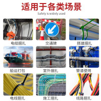巴维斯 自锁式尼龙扎带 白色 8*500 200条/包 1包