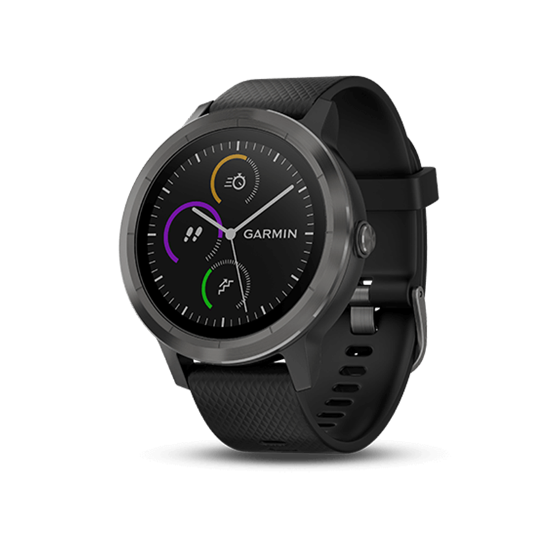 Garmin佳明vivoactive3GPS定位智能运动功能手表跑步骑行游泳来电提醒睡眠监测(遂空黑 PVD镀膜)