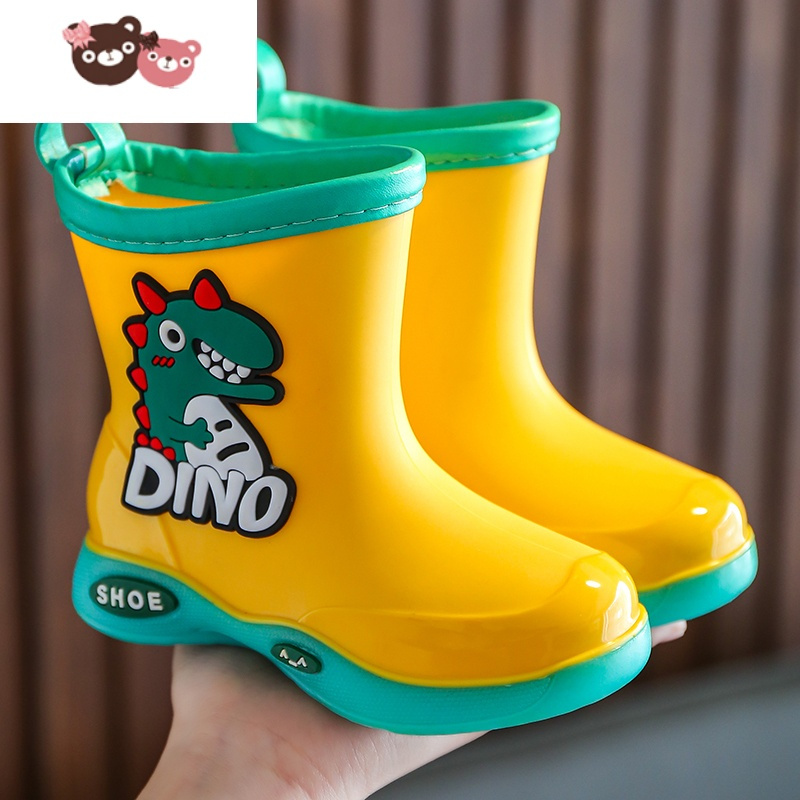 光儿童雨鞋男童24岁3雨靴女童小学生四季婴幼儿园防滑宝宝小童水鞋