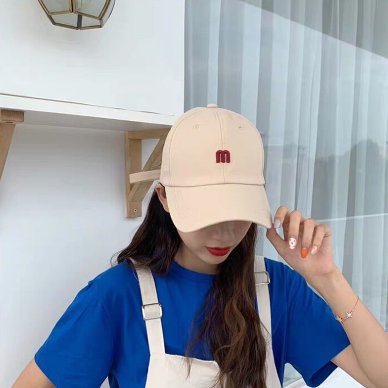 MUXIWEIER 帽子男棒球帽女春夏四季时尚潮流鸭舌帽刺绣太阳帽户外防风出游遮阳太阳帽女休闲透气高清大图