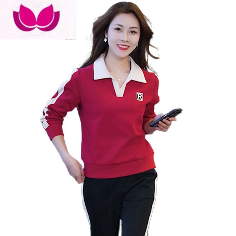 七斓职业运动服套装春装女装2023新款洋气时尚今年流行休闲套高清大图