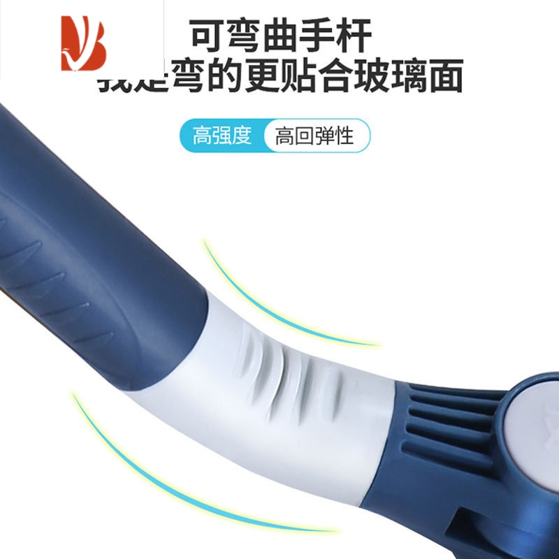 三维工匠擦玻璃神器家用伸缩杆双面擦窗刷刮洗刮水器一体高楼清洗窗 升级款一布擦玻璃器高清大图