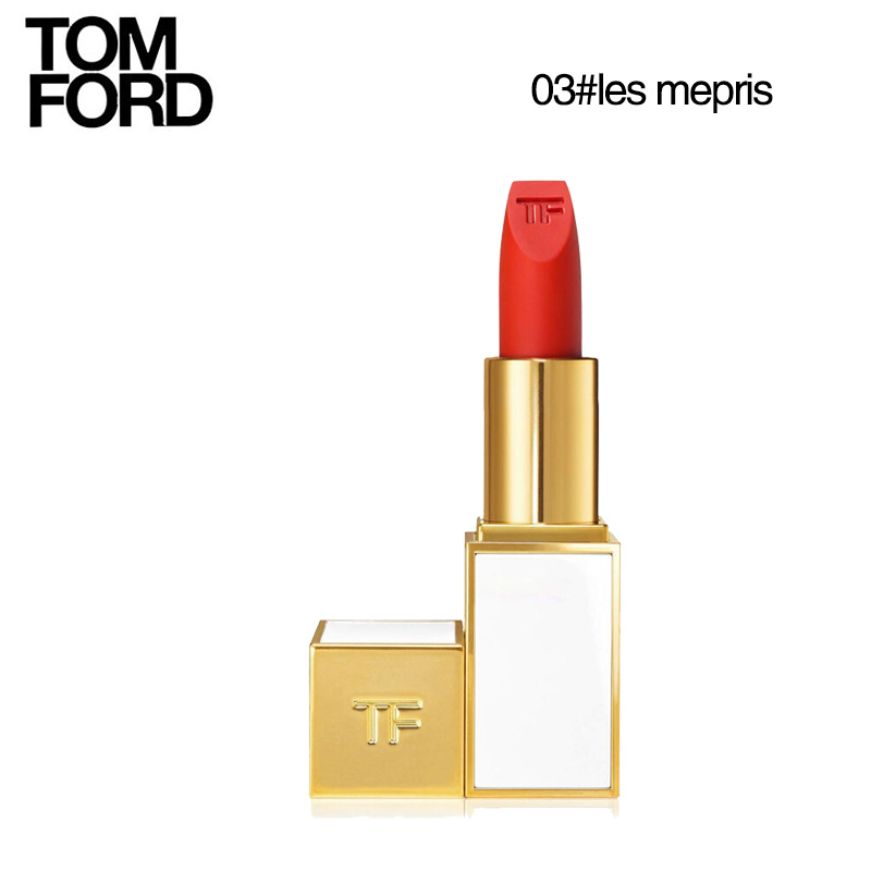 Tom Ford汤姆福特TF口红18年TF白管黑管新品细管口红润唇膏3g 白管03号les mepris