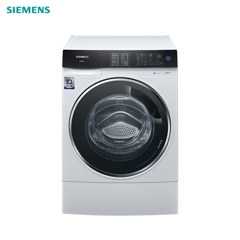 西门子(SIEMENS)12/8公斤 滚筒洗干一体机 抗皱护衣 杀菌除螨 快洗快烘XQG120-WS74D3X00W