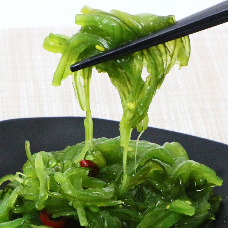 即食裙带菜梗片盐渍裙带菜海带扣涮火锅酸甜海白菜海带丝爽口小菜 即食裙带菜400g*2袋