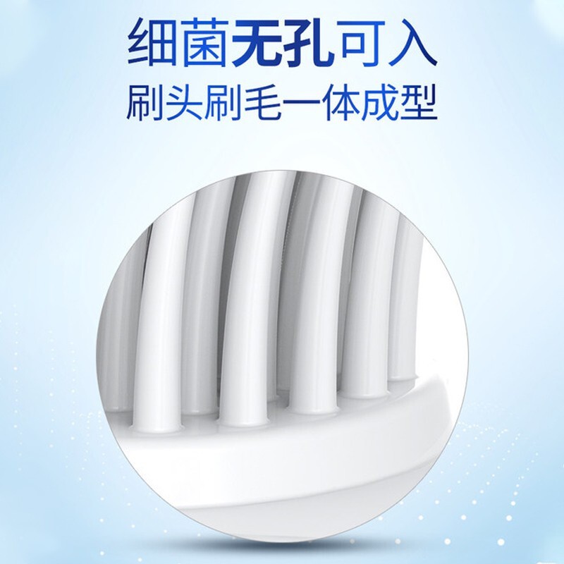 纳美(Namei)纳米抗菌软胶牙刷 温和洁齿按摩牙龈 家庭装9支高清大图
