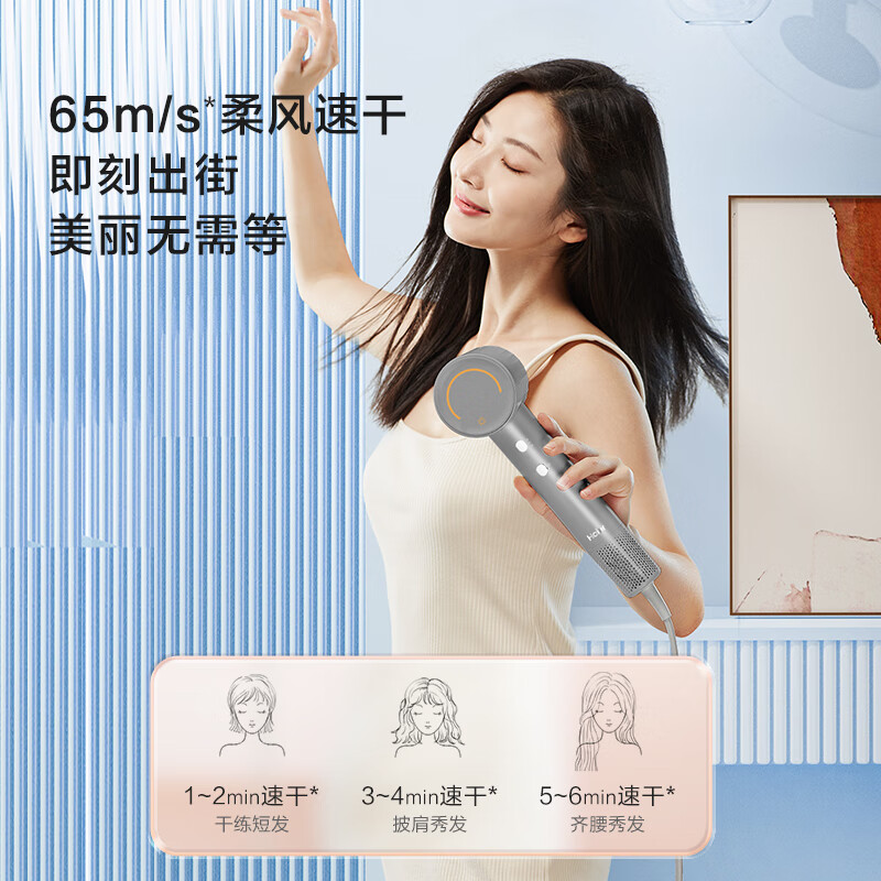 海尔(Haier) HF71 高速电吹风 星蕴银(单位:台)高清大图