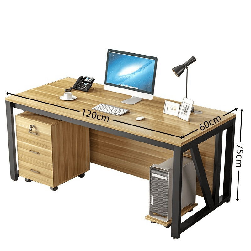 鑫木樽办公桌 1.2m 套高清大图