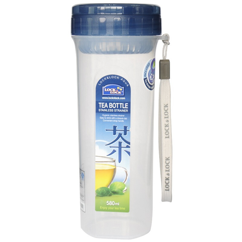 乐扣乐扣(lock&lock)塑料茶杯HPL935DB (580ml)蓝色