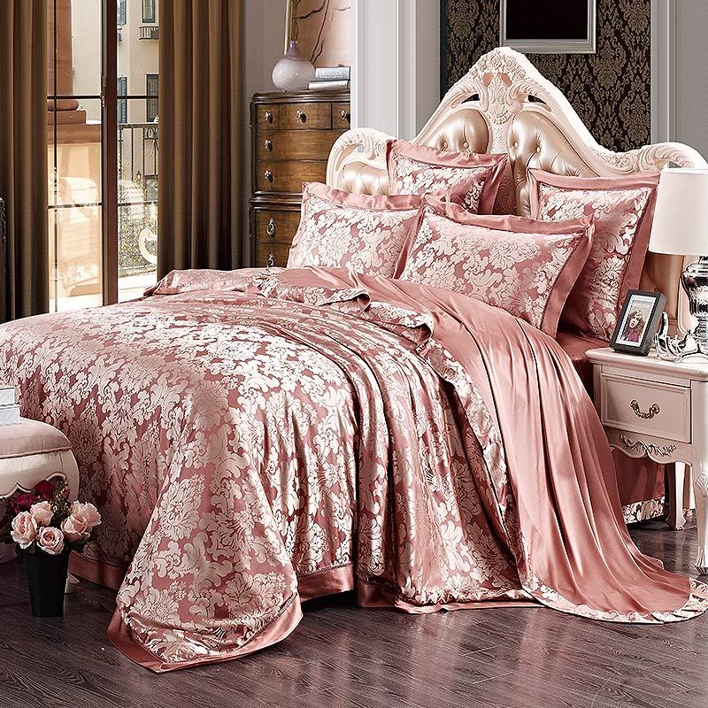 丝煌真丝四件套100%桑蚕丝床上用品婚庆家纺双面加厚丝绸床品套件