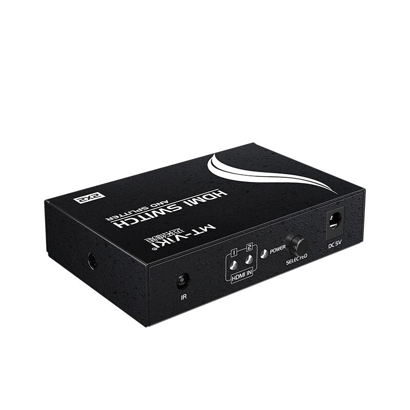 迈拓维矩MT-HD2-2 hdmi切换分配器2进2出一拖二高清音视频共享二分二高清大图