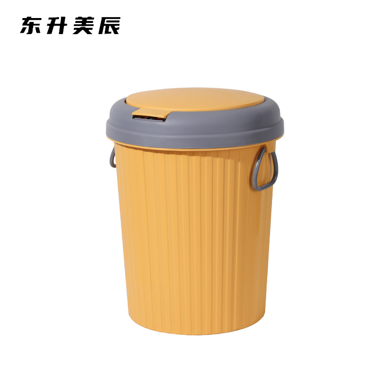 东升美辰 垃圾桶带盖10L DS-068 个高清大图