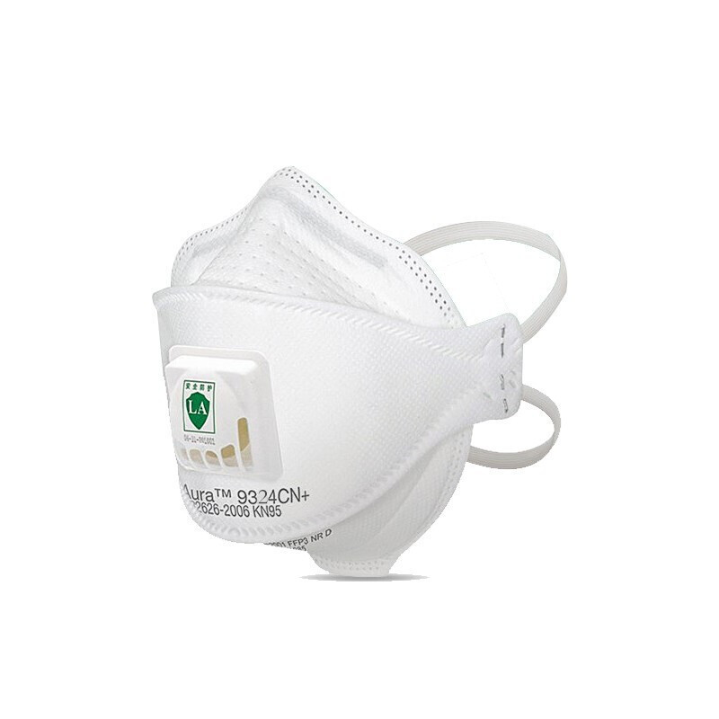3M自吸过滤式防颗粒物呼吸器9324CN+10只/盒12盒/箱