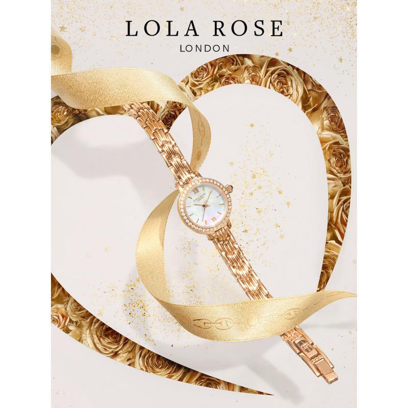 Lola Rose罗拉玫瑰 小金表满天星气质小表盘手表女