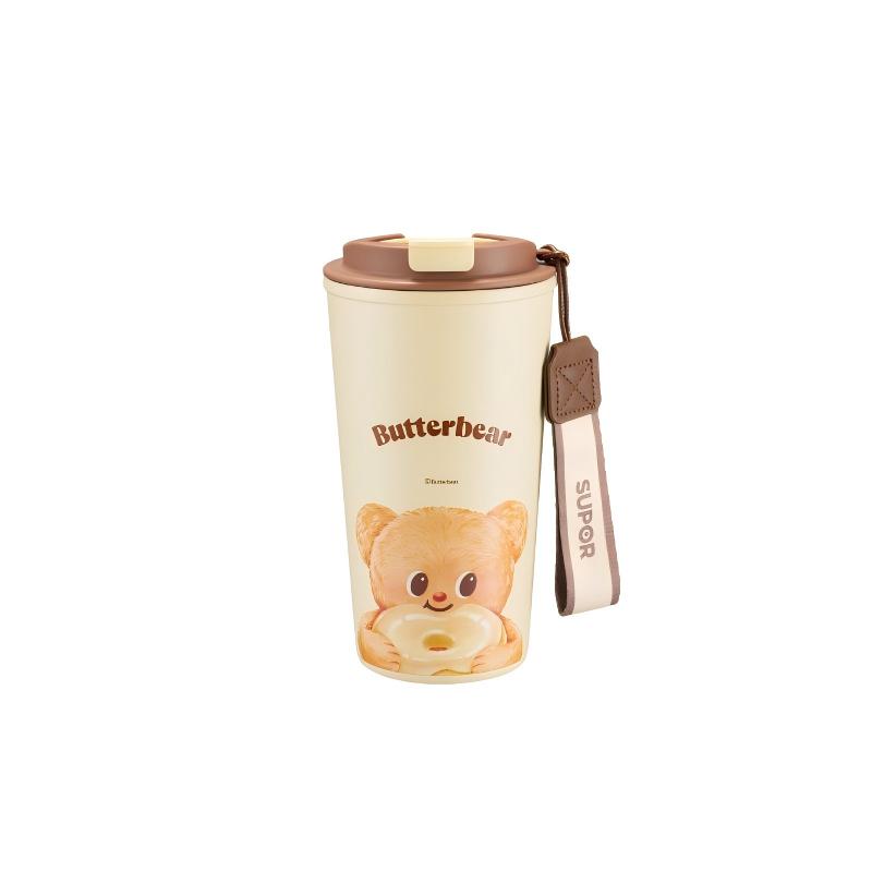 苏泊尔KCV50DW10直饮泡饮杯曲奇黄油小熊500mL