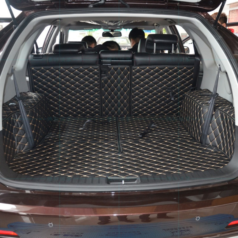 比亚迪s7七座plus唐专用全包围后备箱垫皮革尾箱垫后尾箱垫后舱垫