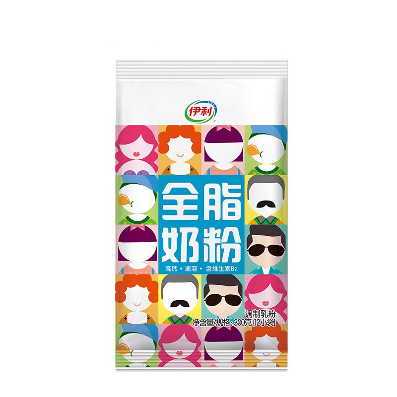 伊利全脂奶粉300g高清大图