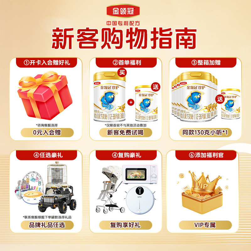 伊利(YILI)QQ星榛高铂金儿童奶粉(3-12岁)700g*1罐高清大图