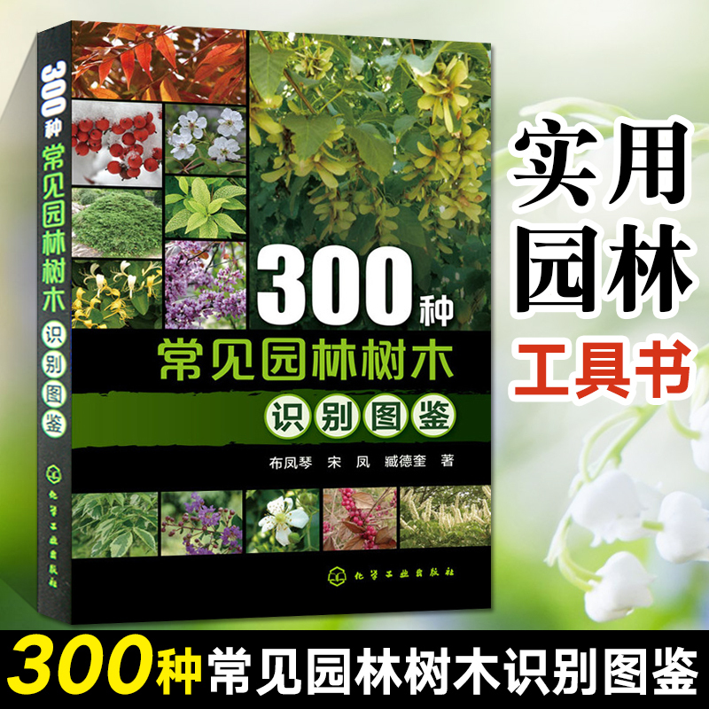 [正版]300种常见园林树木识别图鉴园林设计林业基础 知识庭院风景花卉种植栽培技术书园林绿化植物书籍 景观 学植物爱好